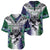 Custom New Zealand Warrior Baseball Jersey Maori Tribal Pattern