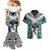 Custom New Zealand Warrior Couples Matching Mermaid Dress and Hawaiian Shirt Maori Tribal Pattern