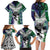 Custom New Zealand Warrior Family Matching Long Sleeve Bodycon Dress and Hawaiian Shirt Maori Tribal Pattern