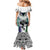 Custom New Zealand Warrior Family Matching Mermaid Dress and Hawaiian Shirt Maori Tribal Pattern