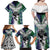 Custom New Zealand Warrior Family Matching Off Shoulder Maxi Dress and Hawaiian Shirt Maori Tribal Pattern