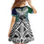 Custom New Zealand Warrior Family Matching Short Sleeve Bodycon Dress and Hawaiian Shirt Maori Tribal Pattern