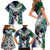 Custom New Zealand Warrior Family Matching Short Sleeve Bodycon Dress and Hawaiian Shirt Maori Tribal Pattern