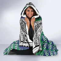 New Zealand Warrior Hooded Blanket Maori Tribal Pattern LT05 - Polynesian Pride