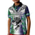 Custom New Zealand Warrior Kid Polo Shirt Maori Tribal Pattern