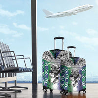 New Zealand Warrior Luggage Cover Maori Tribal Pattern LT05 - Polynesian Pride