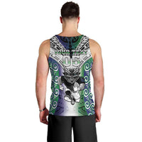 Custom New Zealand Warrior Men Tank Top - Maori Tribal Pattern LT05 - Polynesian Pride