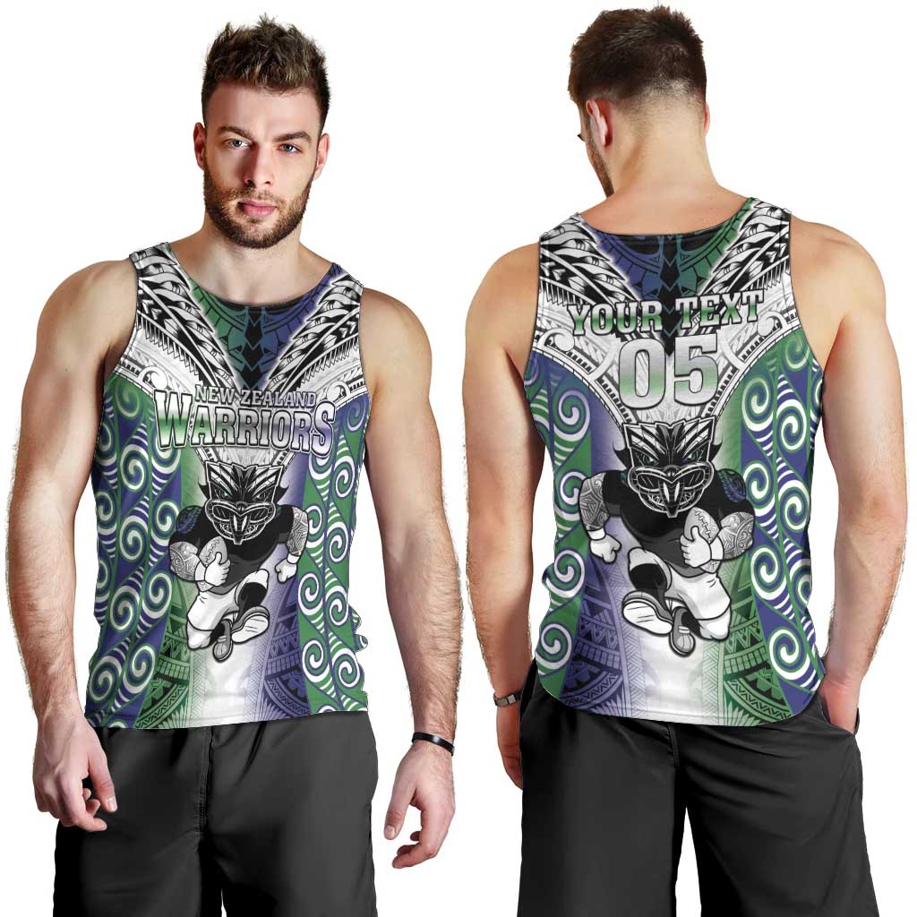 Custom New Zealand Warrior Men Tank Top - Maori Tribal Pattern LT05 - Polynesian Pride