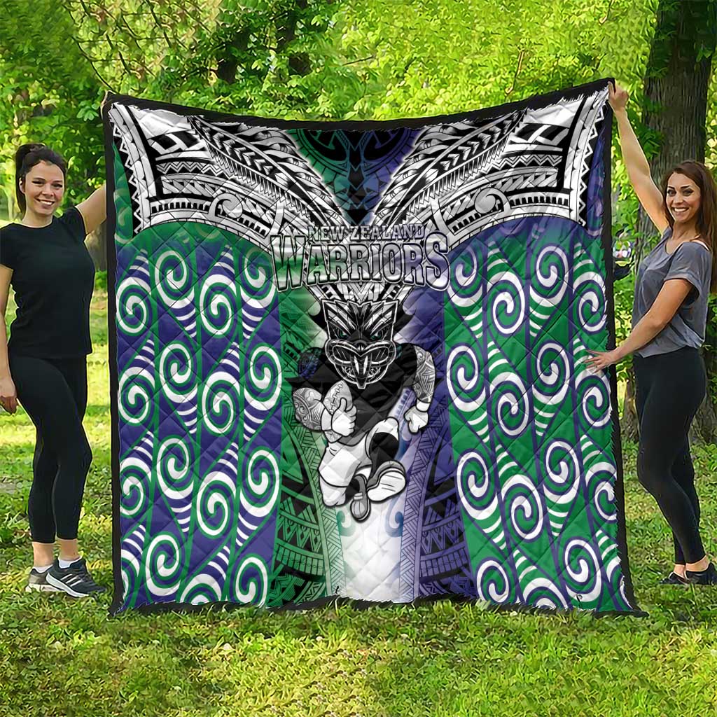 New Zealand Warrior Quilt Maori Tribal Pattern LT05 - Polynesian Pride