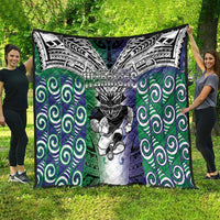 New Zealand Warrior Quilt Maori Tribal Pattern LT05 - Polynesian Pride