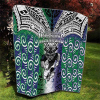 New Zealand Warrior Quilt Maori Tribal Pattern LT05 - Polynesian Pride