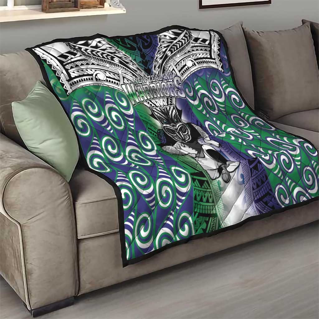 New Zealand Warrior Quilt Maori Tribal Pattern LT05 - Polynesian Pride