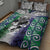 New Zealand Warrior Quilt Bed Set Maori Tribal Pattern