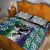 New Zealand Warrior Quilt Bed Set Maori Tribal Pattern