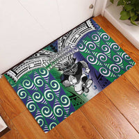 New Zealand Warrior Rubber Doormat Maori Tribal Pattern LT05 - Polynesian Pride