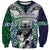 Custom New Zealand Warrior Sweatshirt Maori Tribal Pattern