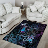 Suicide Awareness Area Rug You Are Not Alone LT05 - Polynesian Pride