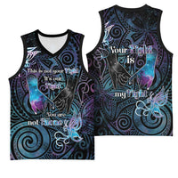 Suicide Awareness Basketball Jersey You Are Not Alone LT05 - Polynesian Pride