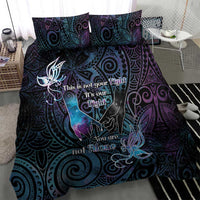 Suicide Awareness Bedding Set You Are Not Alone LT05 - Polynesian Pride