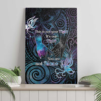 Suicide Awareness Canvas Wall Art You Are Not Alone LT05 - Polynesian Pride