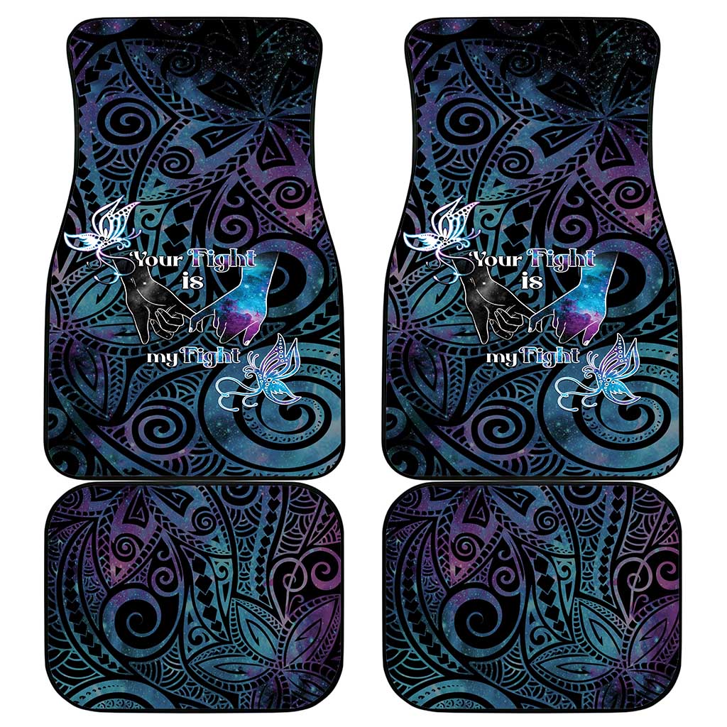 Suicide Awareness Car Mats You Are Not Alone LT05 - Polynesian Pride