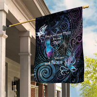 Suicide Awareness Garden Flag You Are Not Alone LT05 House Flag Black - Polynesian Pride