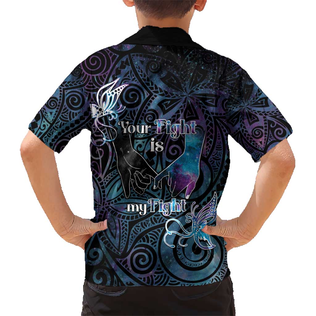 Suicide Awareness Kid Hawaiian Shirt You Are Not Alone LT05 - Polynesian Pride