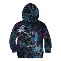 Suicide Awareness Kid Hoodie You Are Not Alone LT05 - Polynesian Pride