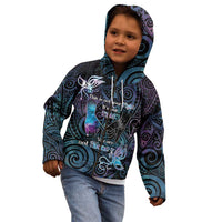 Suicide Awareness Kid Hoodie You Are Not Alone LT05 - Polynesian Pride