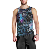 Suicide Awareness Men Tank Top You Are Not Alone LT05 - Polynesian Pride