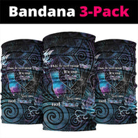 Suicide Awareness Neck Gaiter You Are Not Alone LT05 package One Size: 25*50cm Black - Polynesian Pride