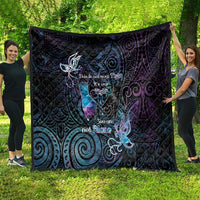 Suicide Awareness Quilt You Are Not Alone LT05 - Polynesian Pride