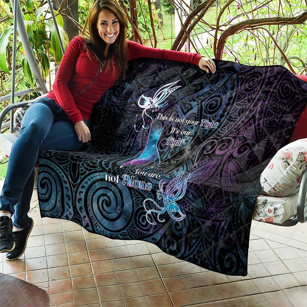 Suicide Awareness Quilt You Are Not Alone LT05 - Polynesian Pride