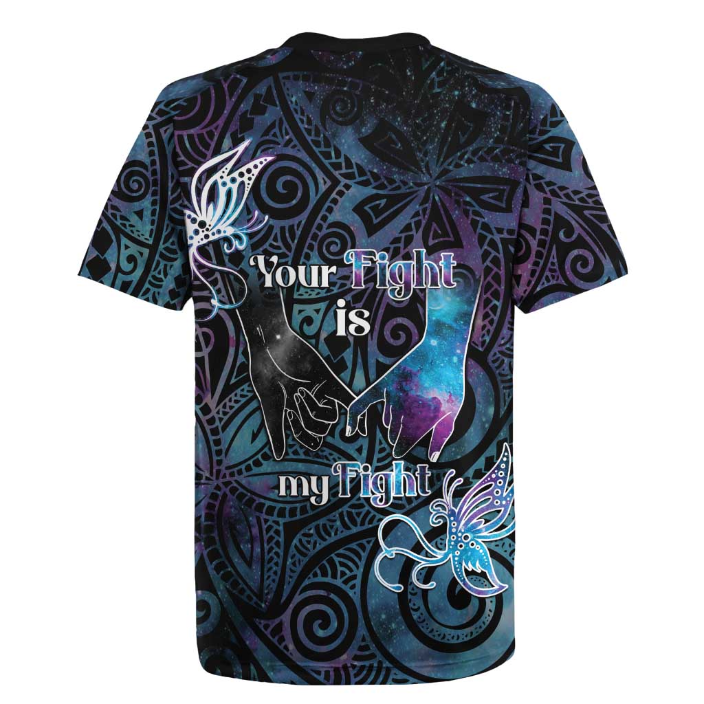 Suicide Awareness Rugby Jersey You Are Not Alone LT05 - Polynesian Pride
