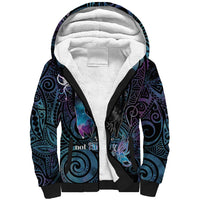 Suicide Awareness Sherpa Hoodie You Are Not Alone LT05 Unisex Black - Polynesian Pride