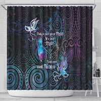 Suicide Awareness Shower Curtain You Are Not Alone LT05 - Polynesian Pride