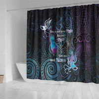 Suicide Awareness Shower Curtain You Are Not Alone LT05 - Polynesian Pride