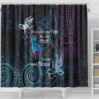 Suicide Awareness Shower Curtain You Are Not Alone LT05 - Polynesian Pride