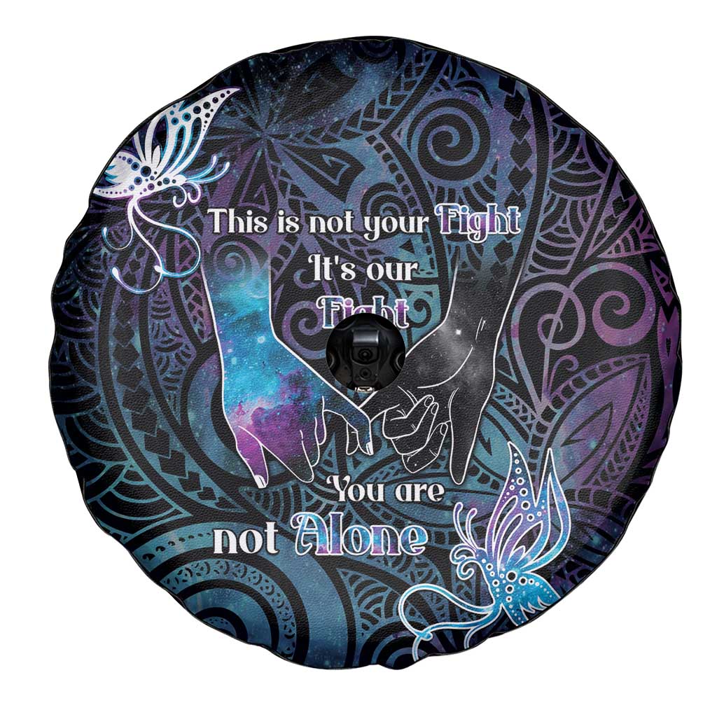 Suicide Awareness Spare Tire Cover You Are Not Alone LT05 - Polynesian Pride