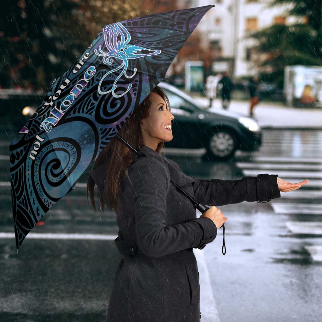 Suicide Awareness Umbrella You Are Not Alone LT05 - Polynesian Pride