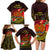 Papua New Guinea Family Matching Long Sleeve Bodycon Dress and Hawaiian Shirt Coat Of Arms Tropical Flowers Polynesian Pattern LT05 - Polynesian Pride