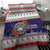 American Samoa Christmas Bedding Set Poinsettia La Maunia Le Kilisimasi