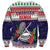 American Samoa Christmas Sweatshirt Poinsettia La Maunia Le Kilisimasi