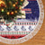 American Samoa Christmas Tree Skirt Poinsettia La Maunia Le Kilisimasi