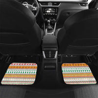 French Polynesia Christmas Car Mats Coat Of Arms Merry Xmas LT05 Set 2pcs - Back Red - Polynesian Pride