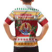 French Polynesia Christmas Hawaiian Shirt Coat Of Arms Merry Xmas LT05 - Polynesian Pride