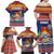 Kiribati Christmas Family Matching Off Shoulder Maxi Dress and Hawaiian Shirt Coat Of Arms Tekeraoi Te Kiritimati