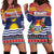 Kiribati Christmas Hoodie Dress Coat Of Arms Tekeraoi Te Kiritimati