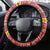 Kiribati Christmas Steering Wheel Cover Coat Of Arms Tekeraoi Te Kiritimati