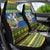 Solomon Islands Christmas Car Seat Cover Coat Of Arms Merry Xmas